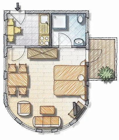 Apartament Seevilla Wietjes Whg 4 *